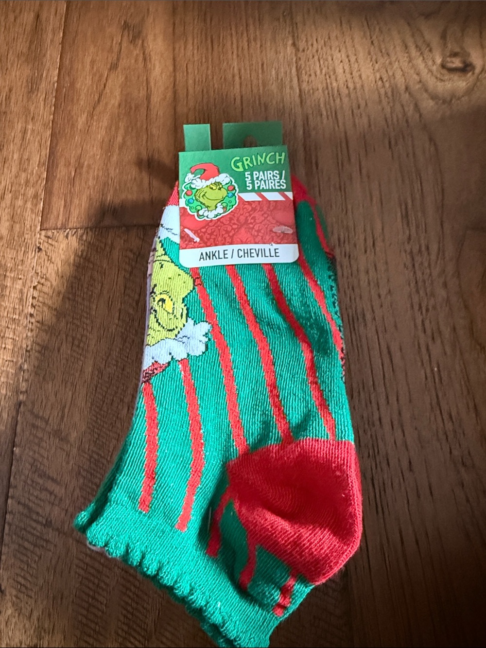 The grinch Ankle Socks - 5 Pairs